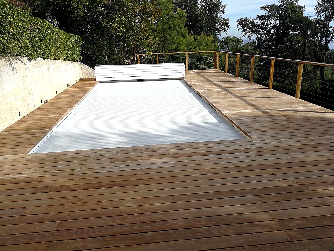 Après remise en état piscine